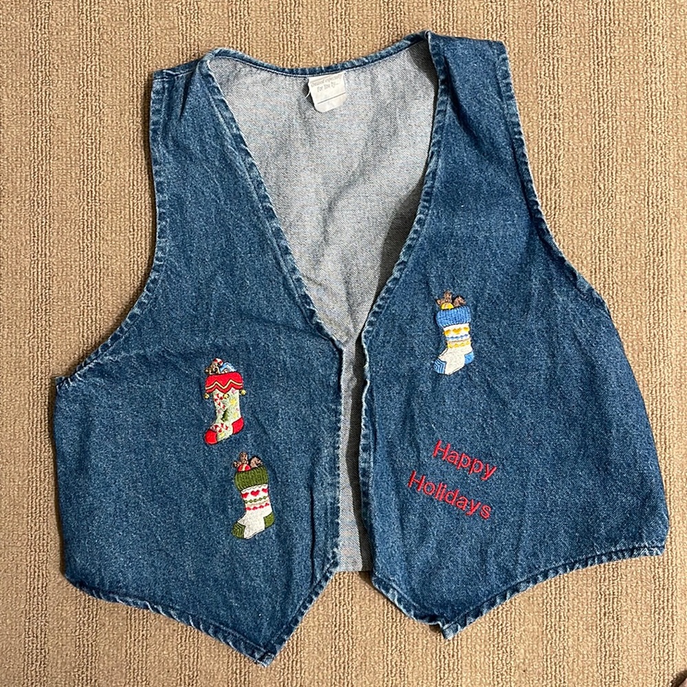 Vintage Holiday Vest